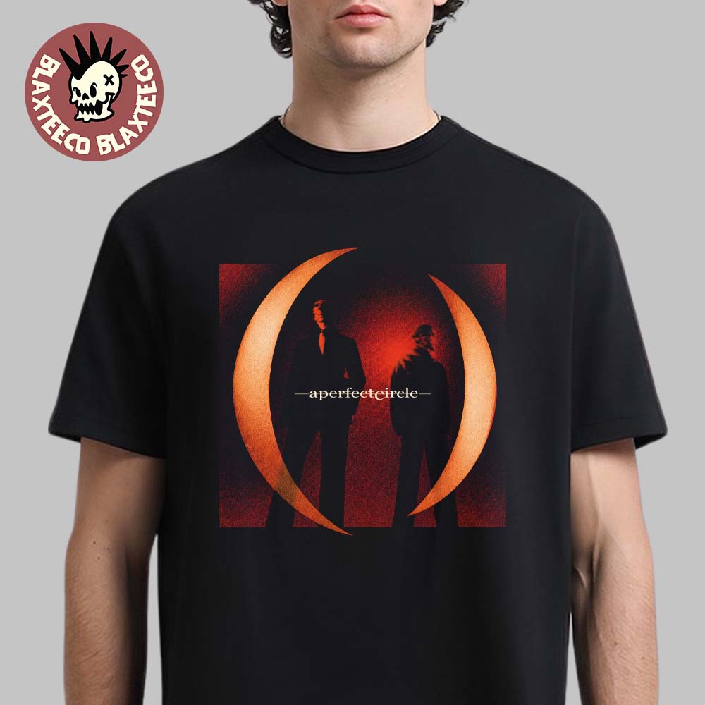 A Perfect Circle Summer EU And UK Tour 2026 Merch Band Red Portrait T-Shirt