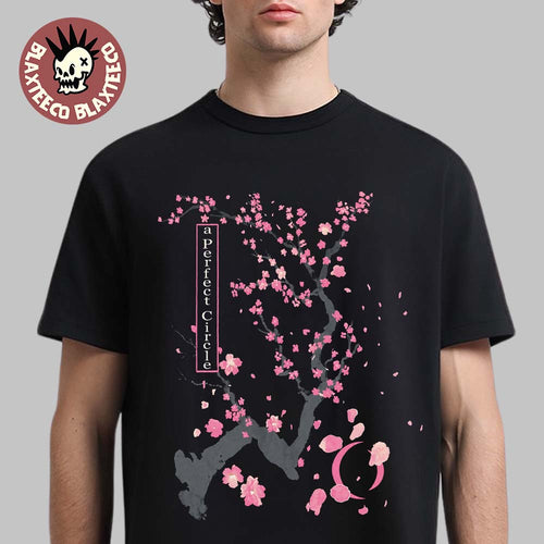 A Perfect Circle Summer EU And UK Tour 2026 Merch Cherry Blossom T-Shirt