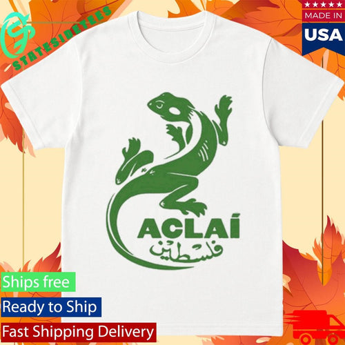 ACLAÍ Palestine Organic White Shirt