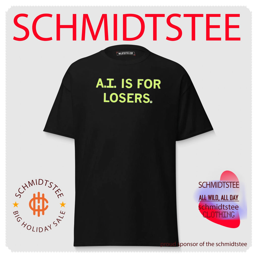 AI Is for Losers artificial intelligence shirt