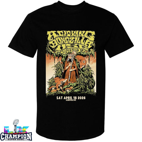 Acid King And Bongzilla Asheville NC On April 18 2026 T-Shirts