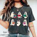 Acotar Ghost Comfort Colors Shirt Acotar Bookish Ghost Throne Glass SJM Book Reader SJM Book Ghosts SJM Halloween Shirt T-Shirts