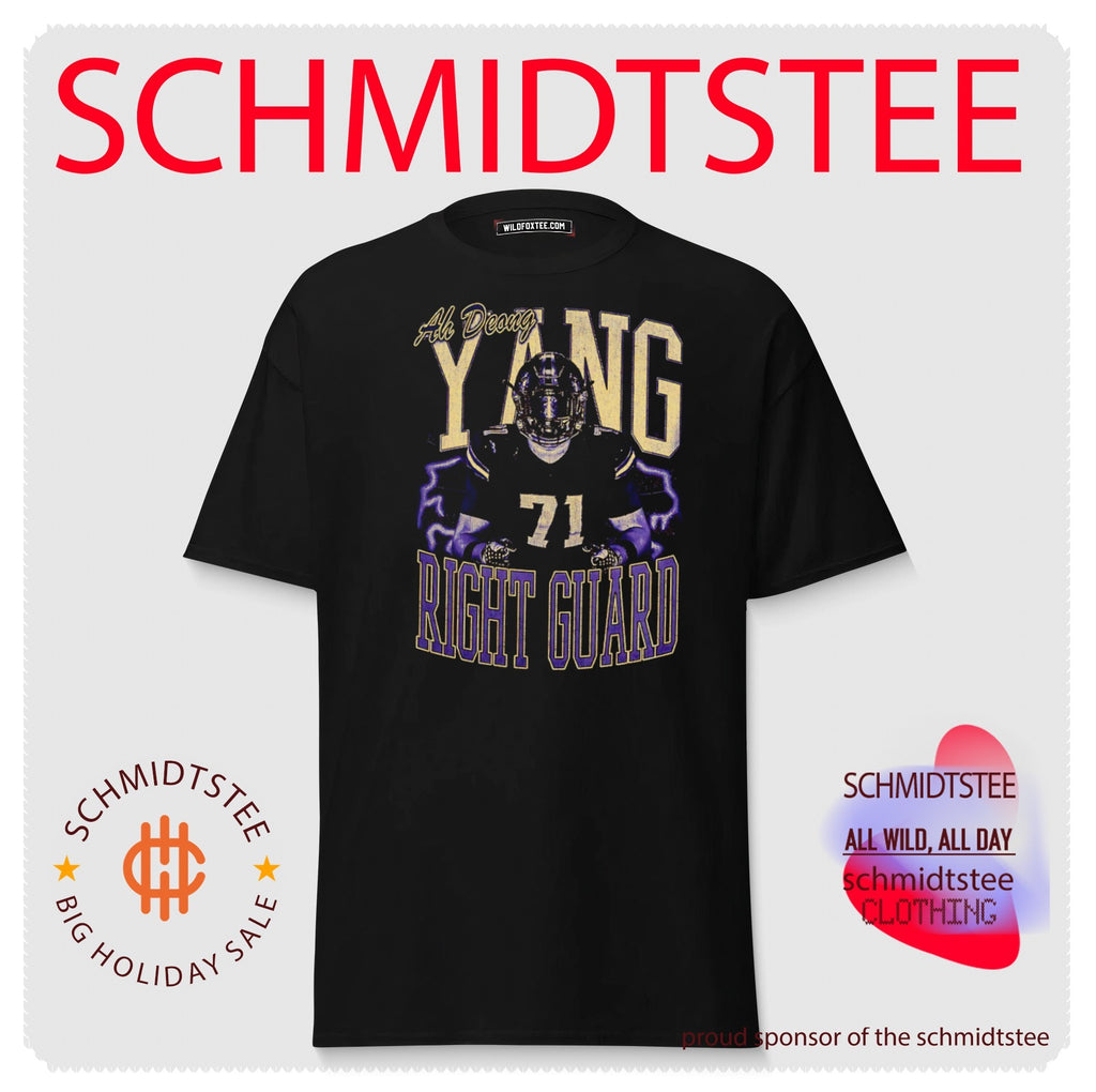 Ah Deong Yang 71 Right Guard football player shirt