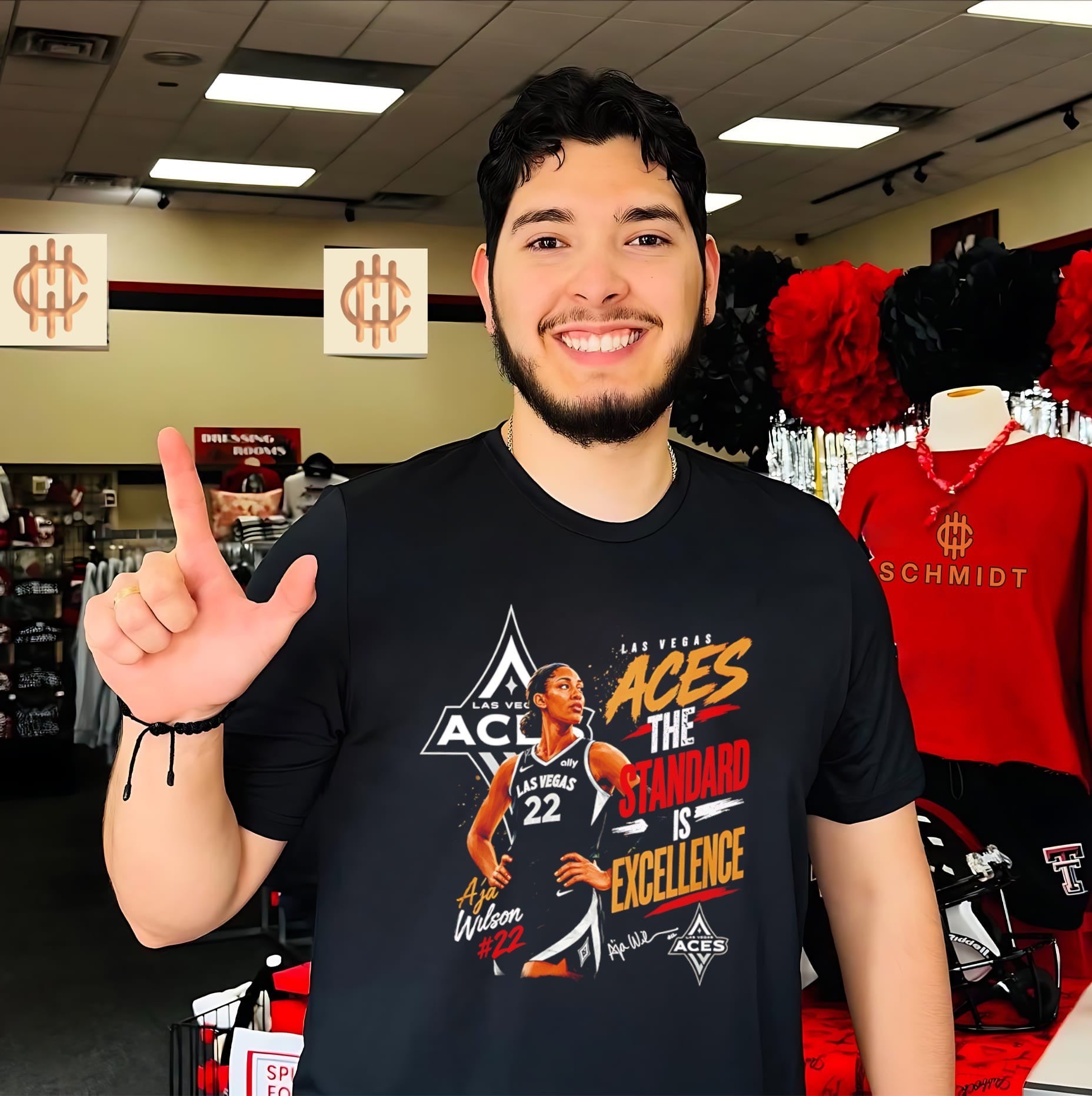 A’ja Wilson Las Vegas Aces the standard is excallence shirt