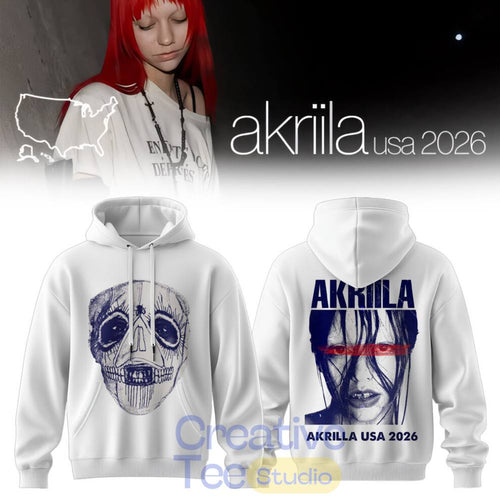 Akriila Tour USA 2026 Special Tee Hoodie