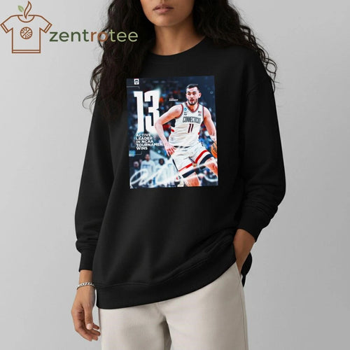 Alex Karaban 13 active leader in NCAA Tournament wins 2026 shirt