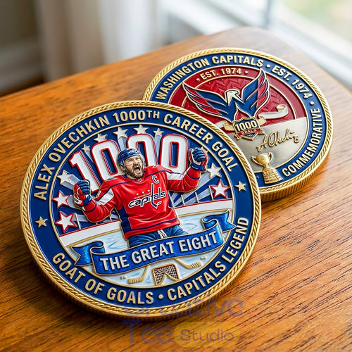 Alex Ovechkin 1000th Goal Commemorative Coin