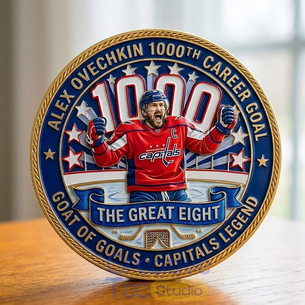 Alex Ovechkin 1000th Goal Commemorative Coin