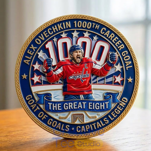 Alex Ovechkin 1000th Goal Commemorative Coin