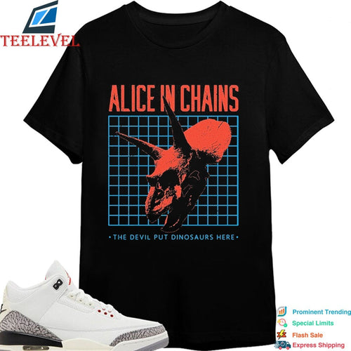 Alice In Chains The Devil Put Dinosaurs Here T-shirts