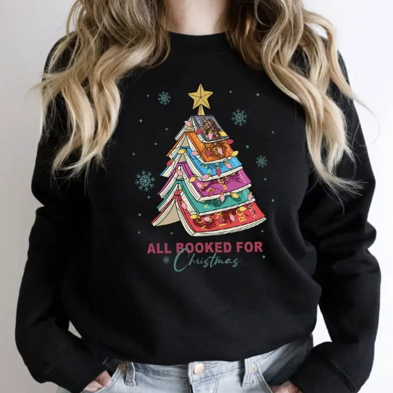 All Booked Shirt Librarian Bookworm Book Lovers Full Color Print T-Shirts
