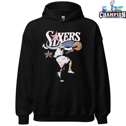 Allen Iverson Philadelphia 76ers Kith For NBA All-Star Shirt