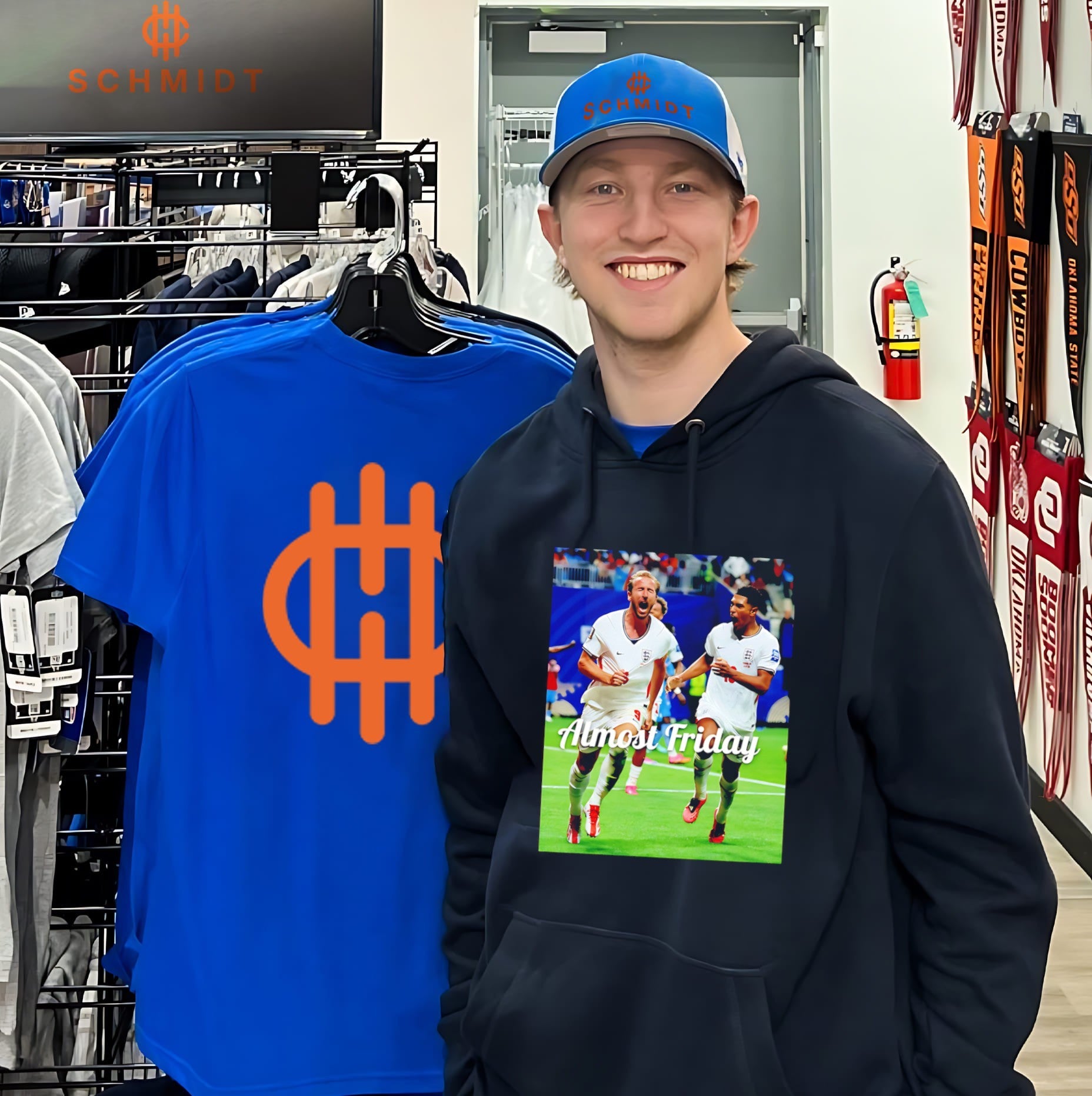Almost Friday Harry Kane and Jude Bellingham England National Team shirt