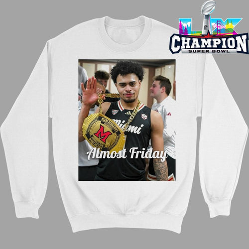 Almost Friday Miami Ohio Basketball Shirt