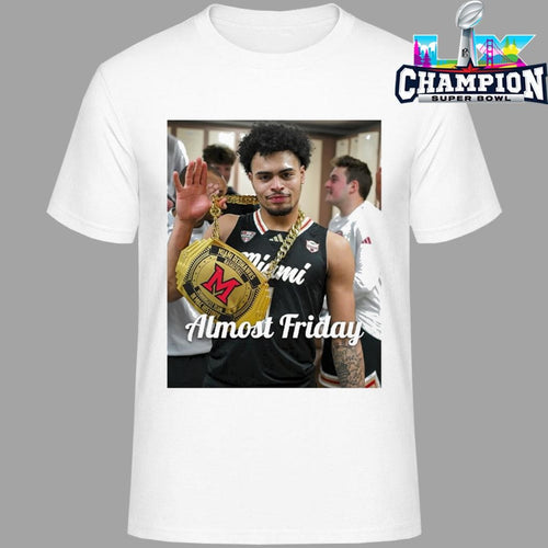 Almost Friday Miami Ohio Basketball Shirt