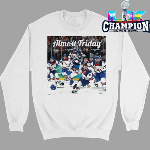 Almost Friday Usa Hockey Shirt