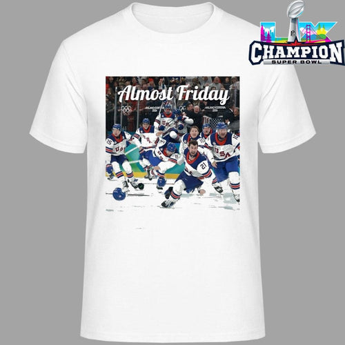 Almost Friday Usa Hockey Shirt