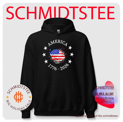 America 1776-2026 Patriotic flag shirt