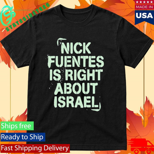 America First Right About Israel BLACK Shirt