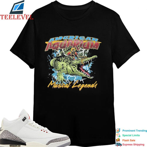 American Aquarium Robo-Scammer Musical Legends Gator T-shirts