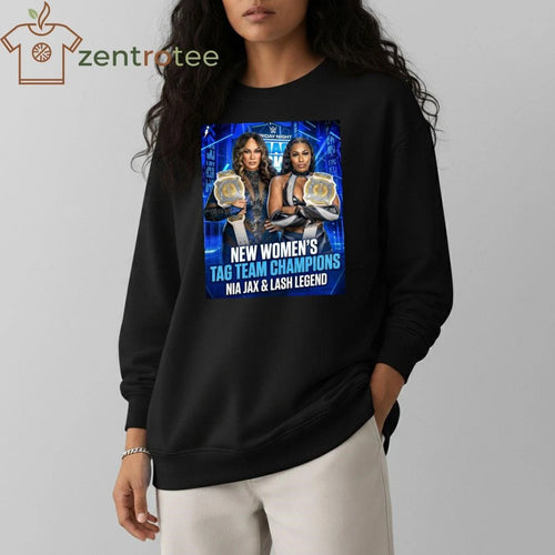 And NEWWW Lash Legend &amp; Nia Jax are your Women’s Tag Team Champions tee