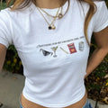 Anything My Favorite Girl Baby Fitted Y2K Shirt Top Ironic Funny Sayings Y2K Baby Treat Yourself Memphishottieshirt T-Shirts