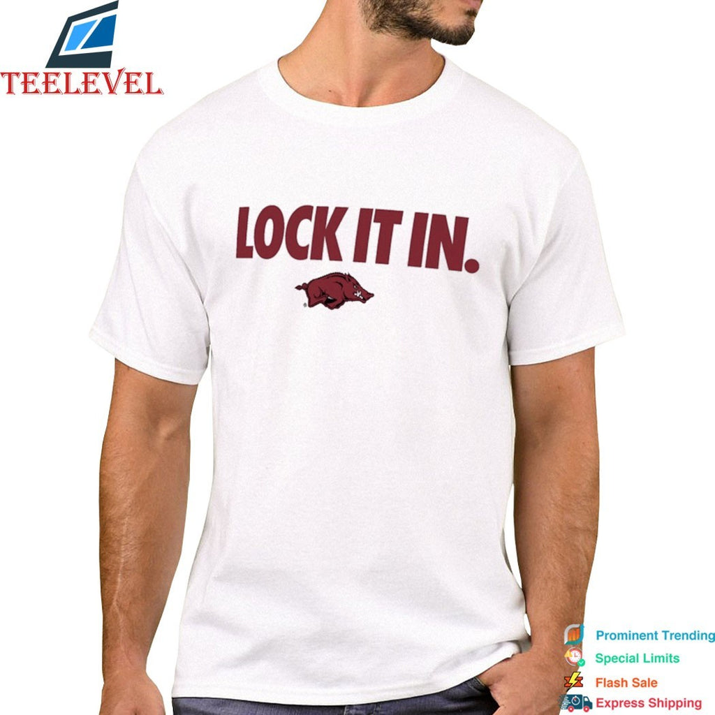 Arkansas Razorbacks Lock It In  T-Shirts