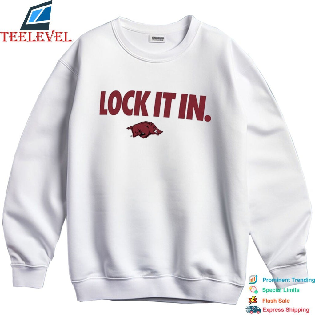 Arkansas Razorbacks Lock It In  T-Shirts