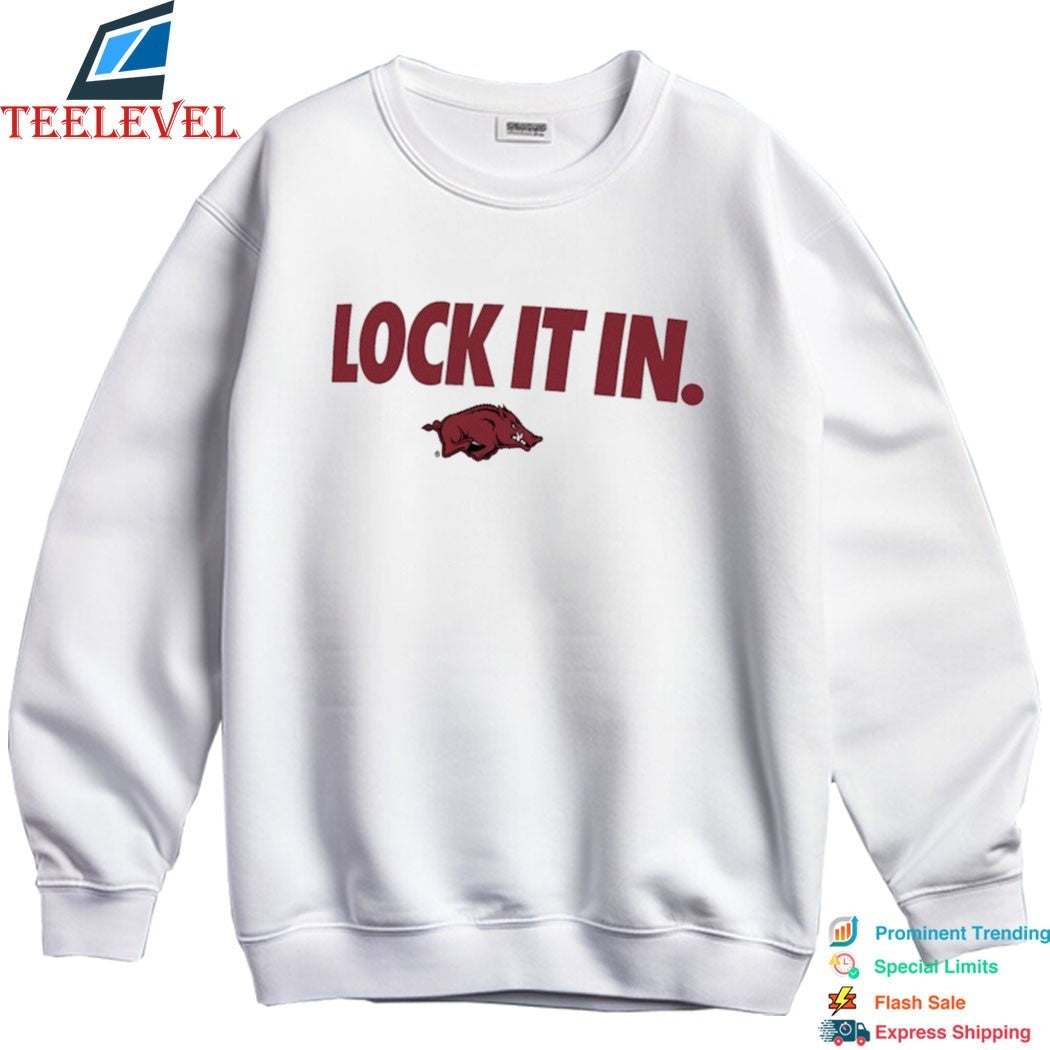 Arkansas Razorbacks Lock It In  T-Shirts