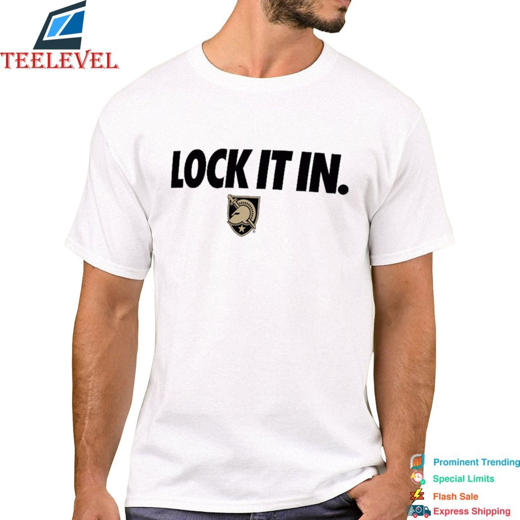 Army Black Knights Lock It In  T-Shirts