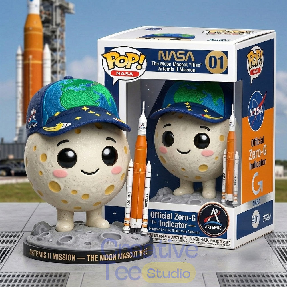 Artemis II Mission Nasa Zero G Indicator Moon Mascot Rise Pop Figure