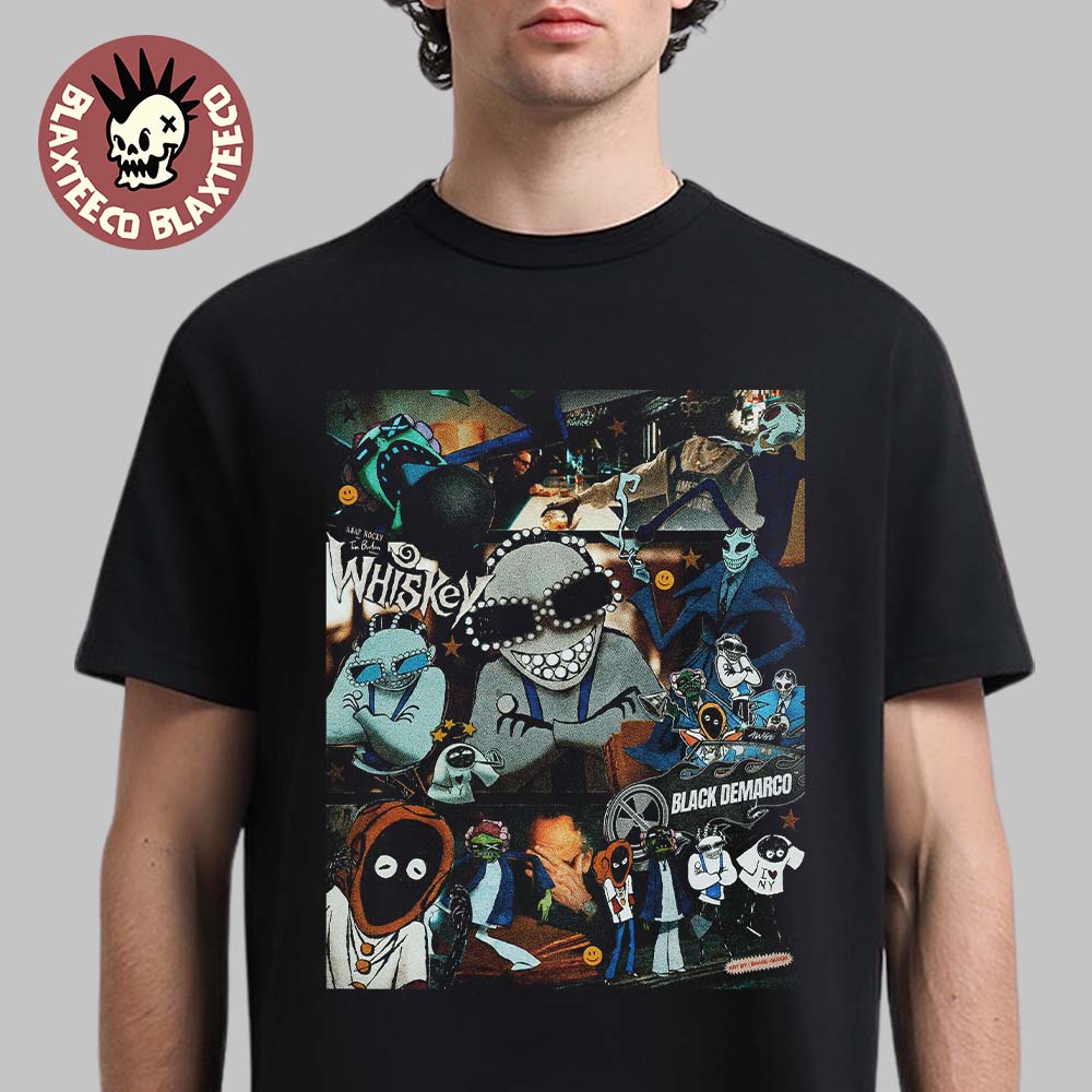 Asap Rocky Don’t Be Dumb Whiskey Black Demarco T-Shirt