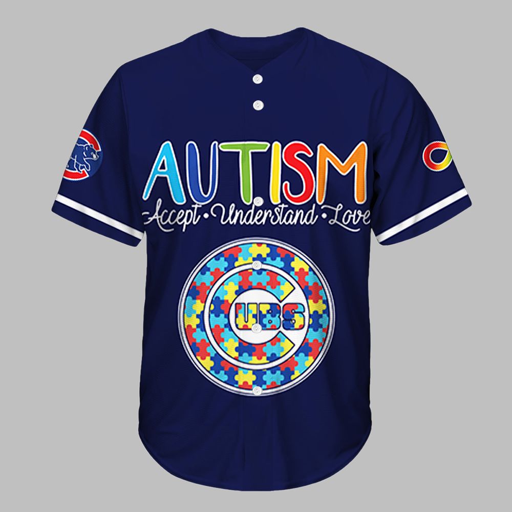 Astros Autism Awareness Baseball Jersey - Grishko.com