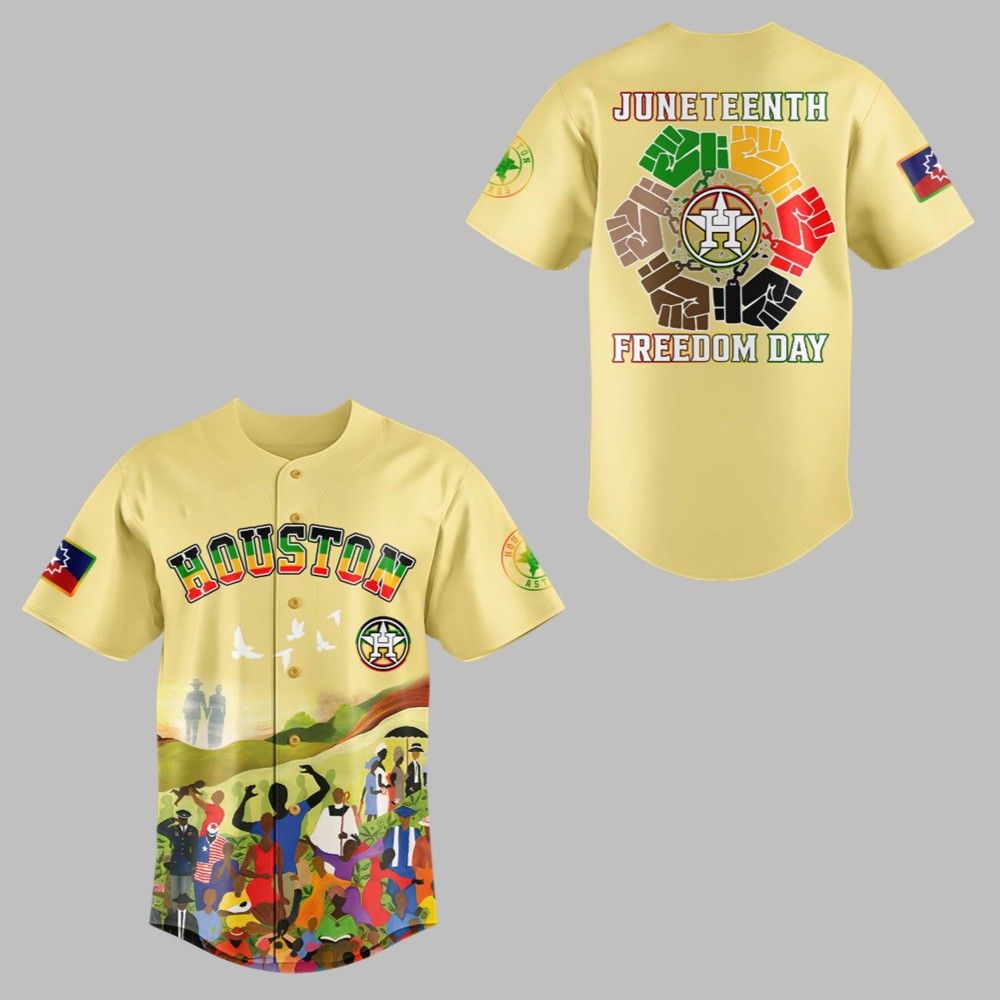 Astros Juneteenth Freedom Day 2025 Jersey - Grishko.com