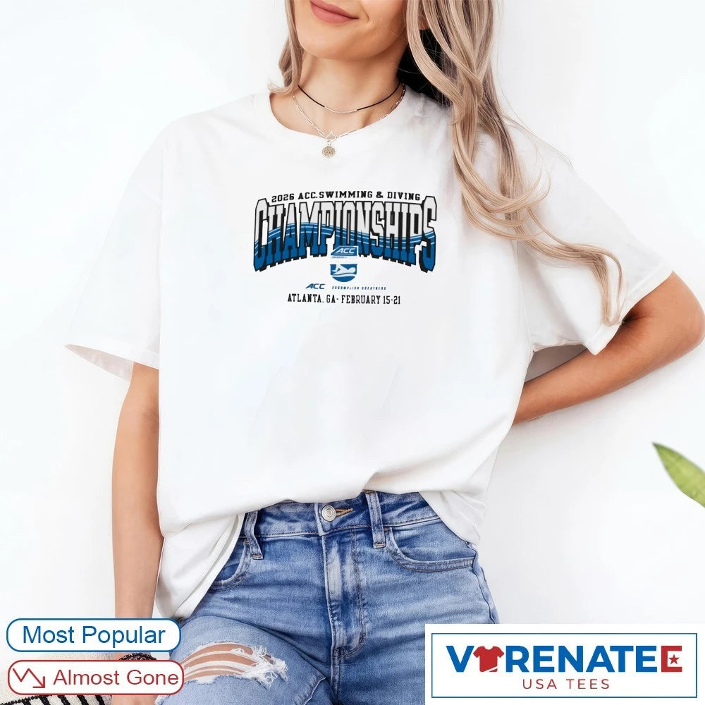 Atlantic Coast Conference Men’s &amp; Women’s Swimming &amp; Diving Championships Atlantic FA Feb 15-21 shirt