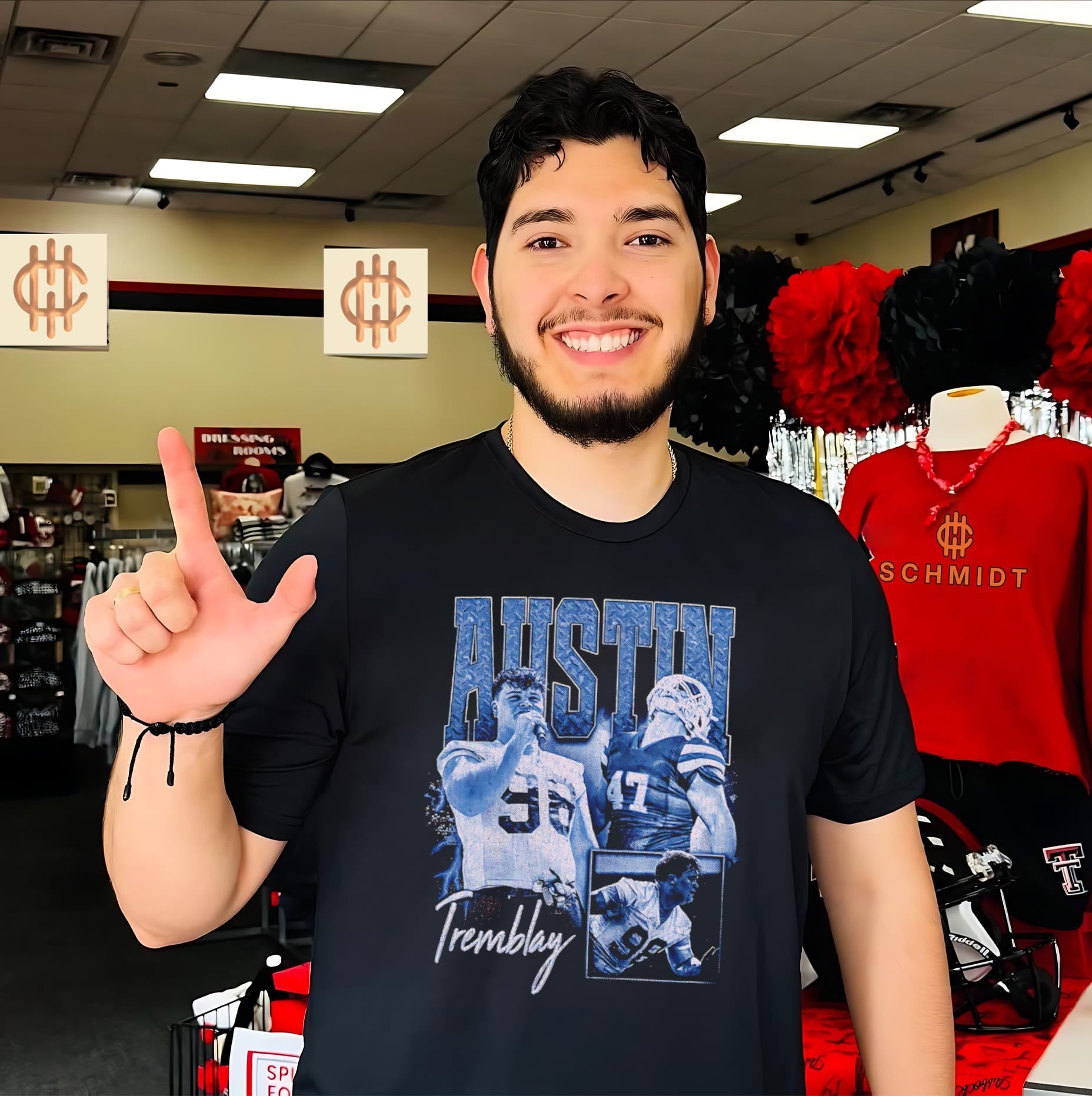 Austin Tremblay Football Tribute sports graphic shirt