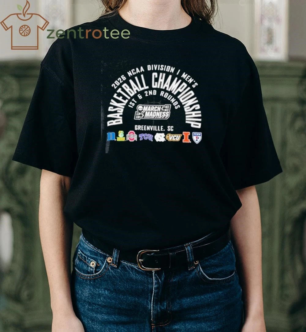 Awesome 2026 NCAA Division I Men’s Basketball Championship March Madness Greenville SC shirt