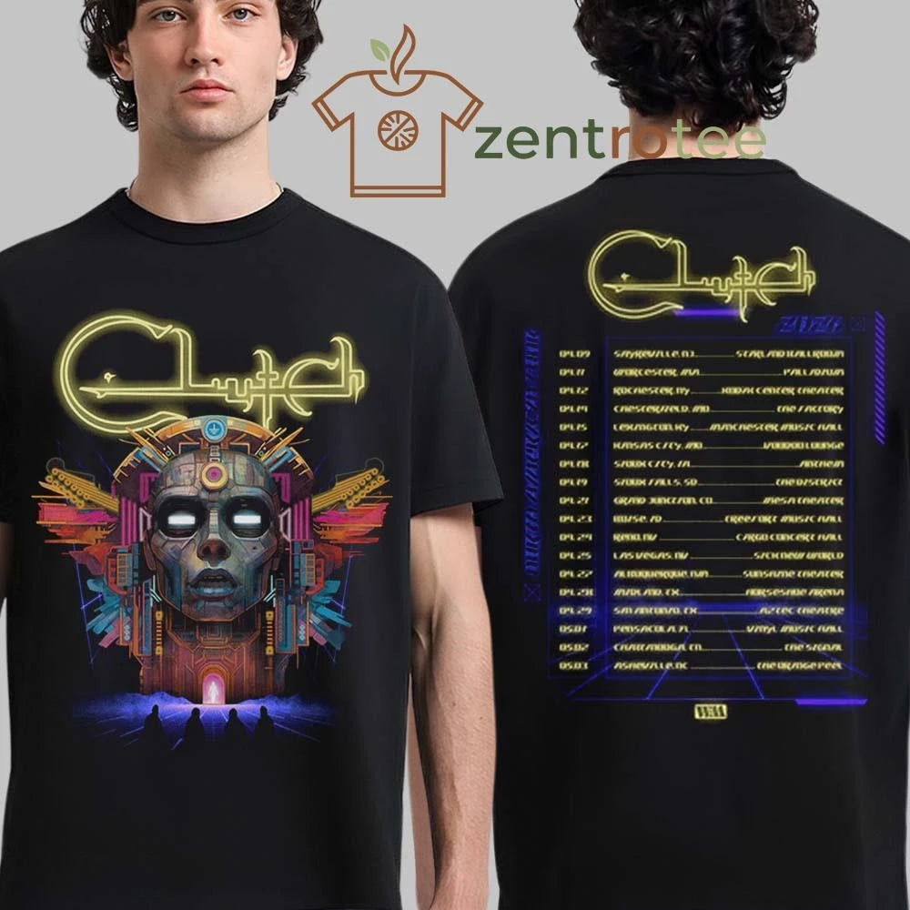 Awesome Clutch Suffer No Evil Tour 2026 Merch With Dates tee