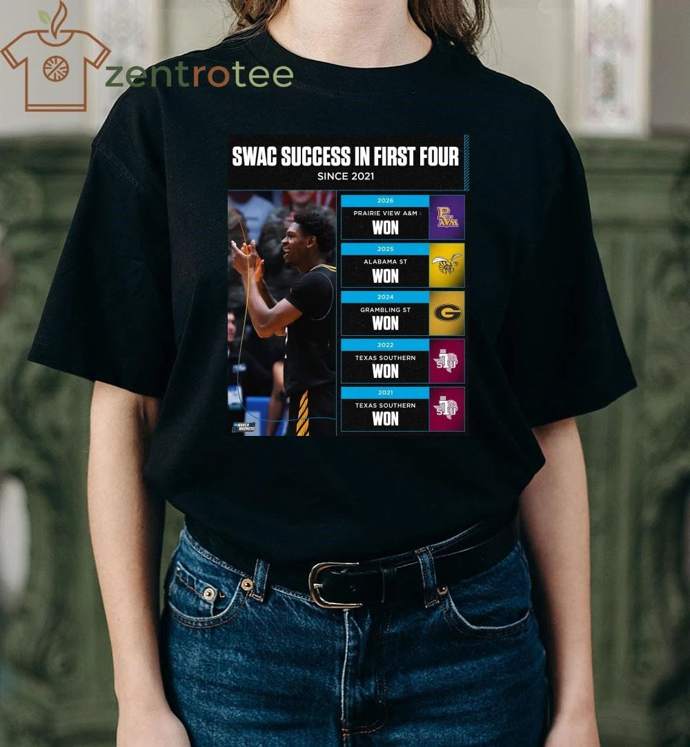 Awesome SWAC success in first Four since 2021 NCAA 2026 shirt