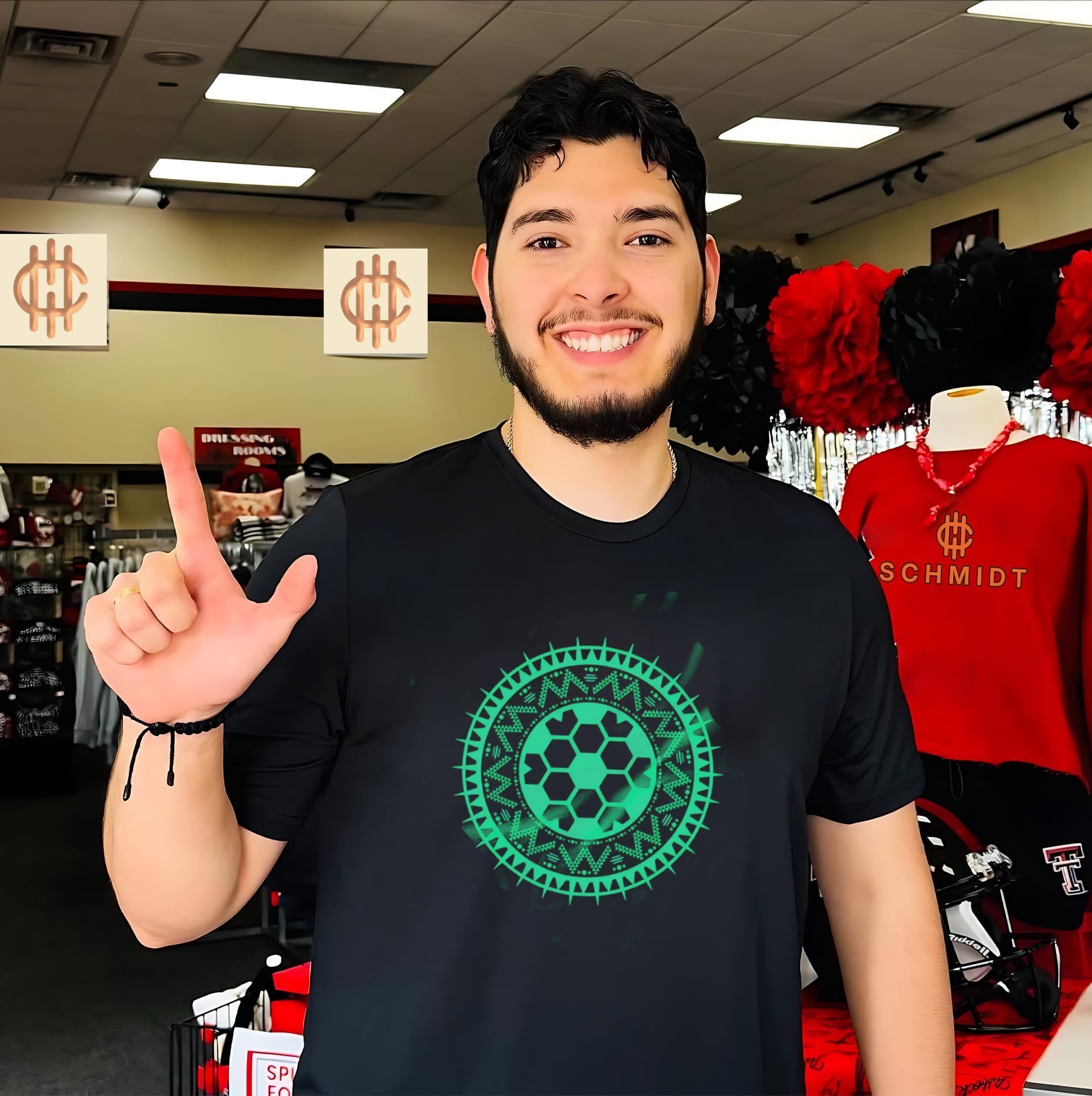 Aztec Fútbol Soccer Mandala tribal football shirt