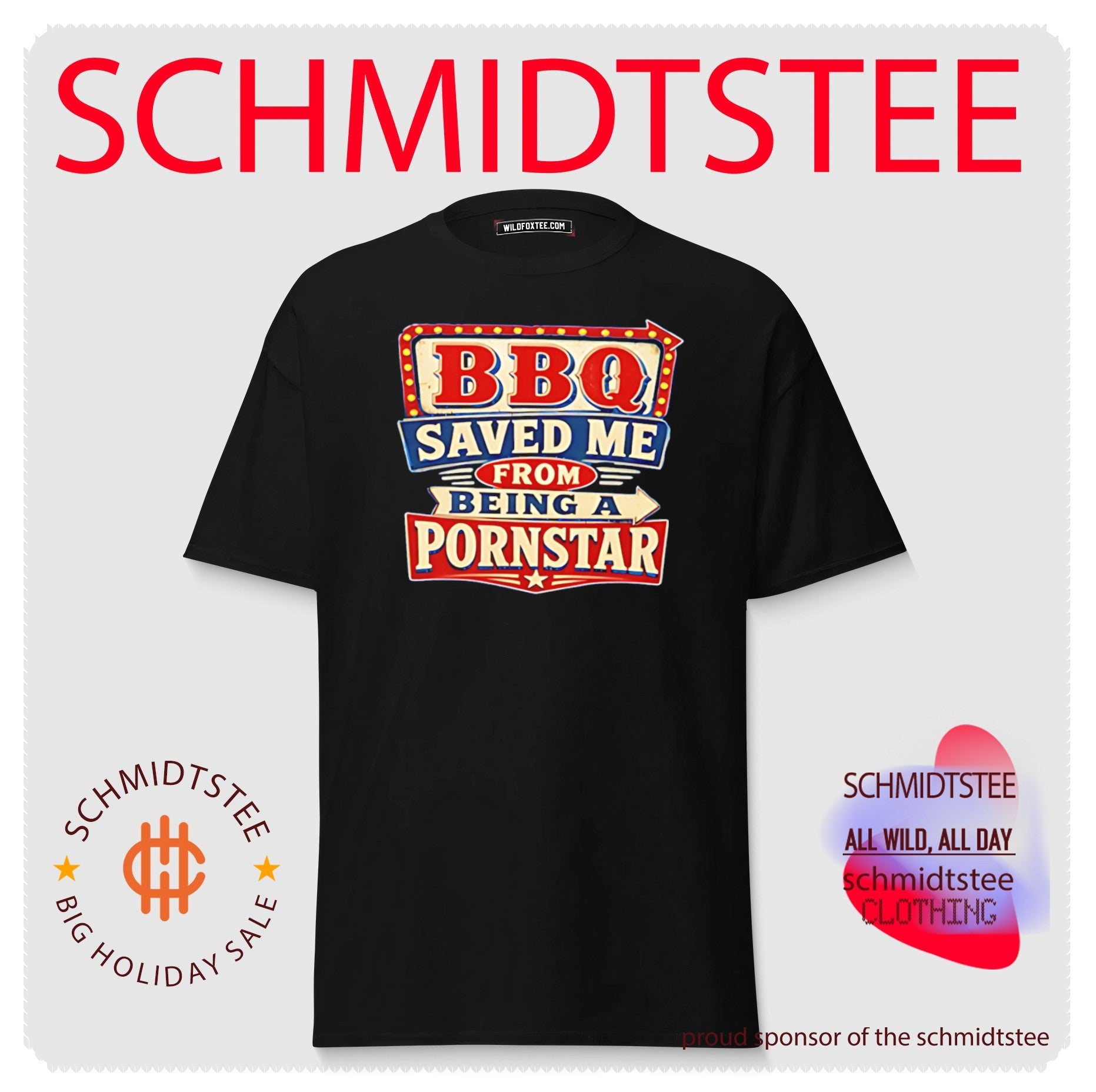 BBQ Saved Me From Being a Porn Star funny barbecue shirt