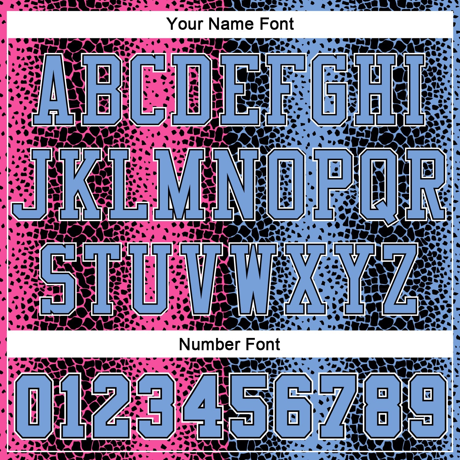 Custom Black Light Blue-Pink Animal Fur Print Round Neck Sublimation Basketball Suit Jersey