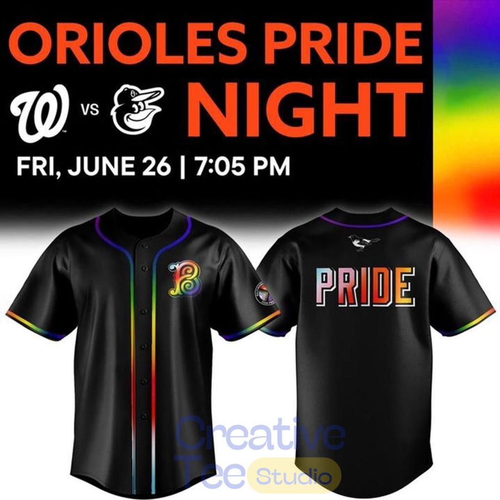 Baltimore Orioles x Pride Night Baseball Jersey