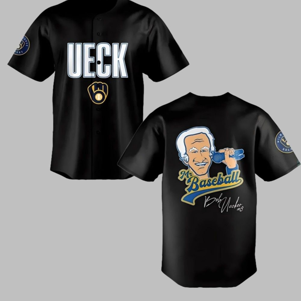 Baseball Hall of Famer Bob Uecker Baseball Jersey - Grishko.com