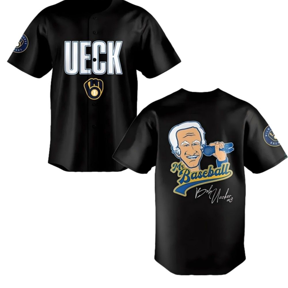 Baseball Hall of Famer Bob Uecker Baseball Jersey - Grishko.com