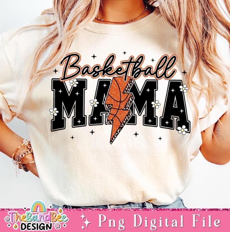 Basketball Varsity Lightning Basketball Basketball Retro Basketball Shirt Basketball Mama T-Shirts
