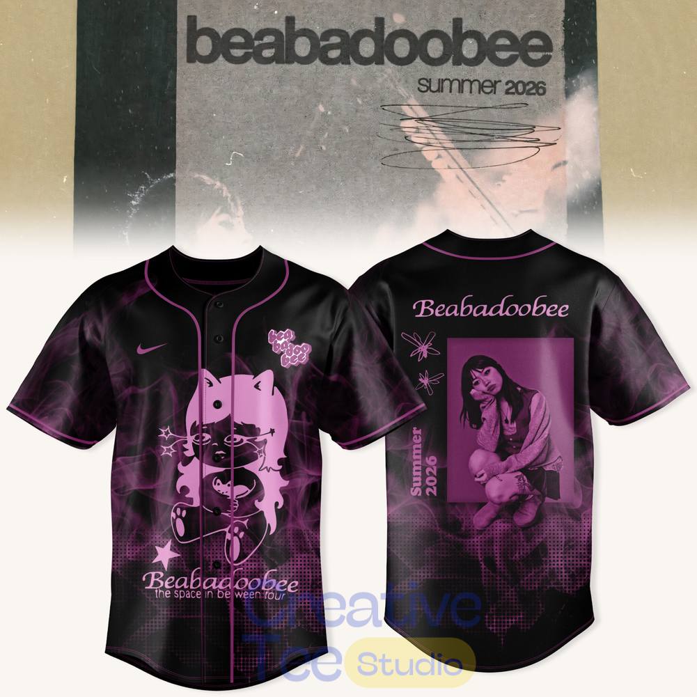 Beabadoobee Midnight Bloom 2026 Summer Tour Baseball Jersey