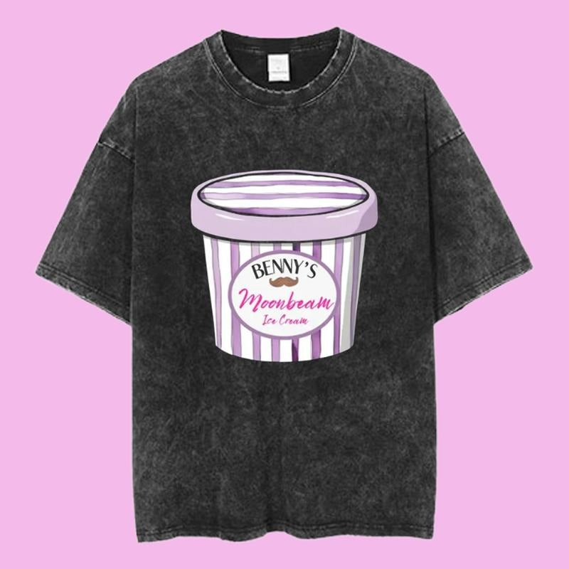 Benson Boone Moonbeam Ice Cream Mystical Dessert American Heart Tour Menswear Womenswear Shirt Magical Pop T-Shirts