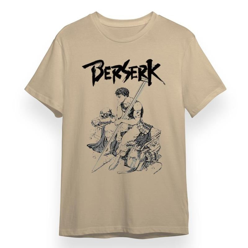 Berserk Guts Journey Anime Shirt Dark Manga Cotton Shirt Comfort Colors T-Shirts