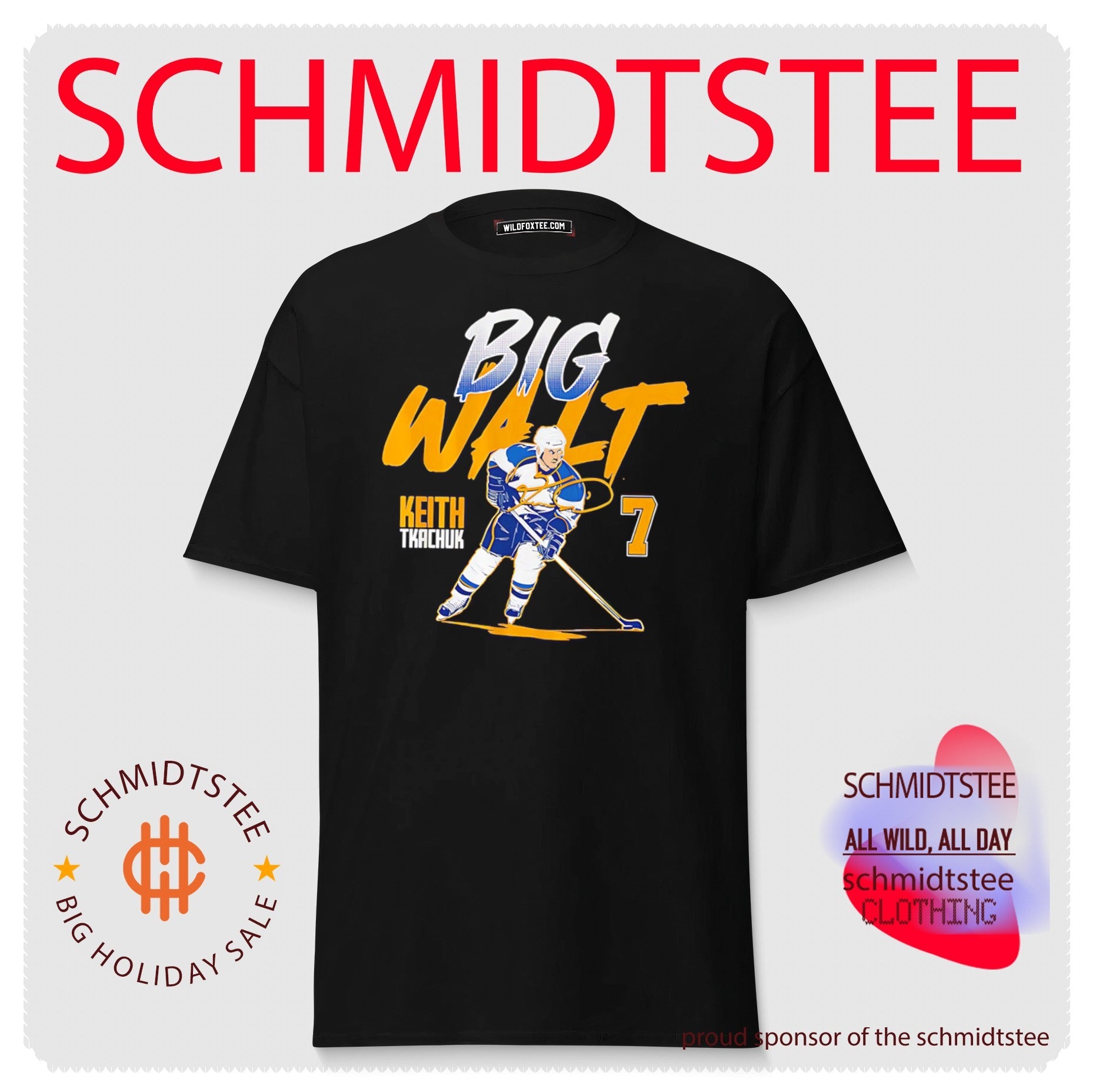 Big Walt Keith Tkachuk St Louis Blues 7 signature shirt